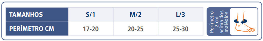 Tala Multi-Posicional Pé-Tornozelo