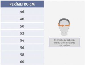 Capacete de proteção craniana