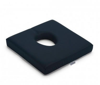 Coxim Quadrado com Furo Veludo Orthia